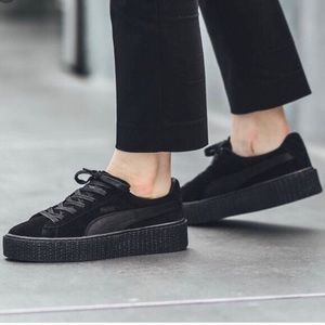 PUMA FENTY CREEPERS BLACK SUEDE (SIZE: 8.5)